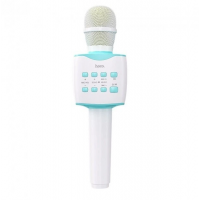Мікрофон з караоке, Bluetooth, AUX, 1200 мАг, HOCO BK5 Cantando, Блакитний