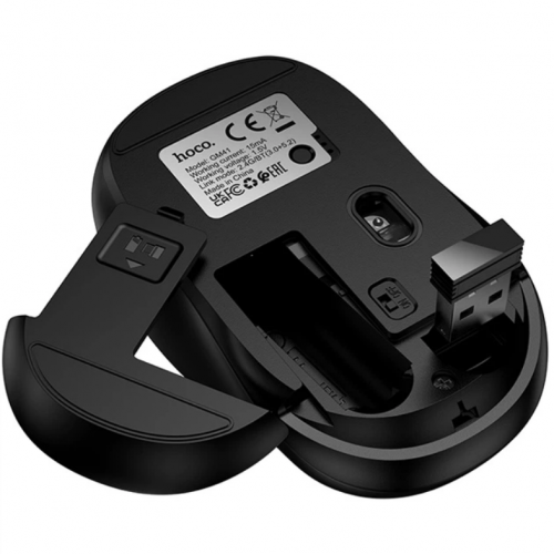 Беспроводная компьютерная мышка HOCO GM41 Bluetooth + 2.4G DPI 800-1200-1600 Черный