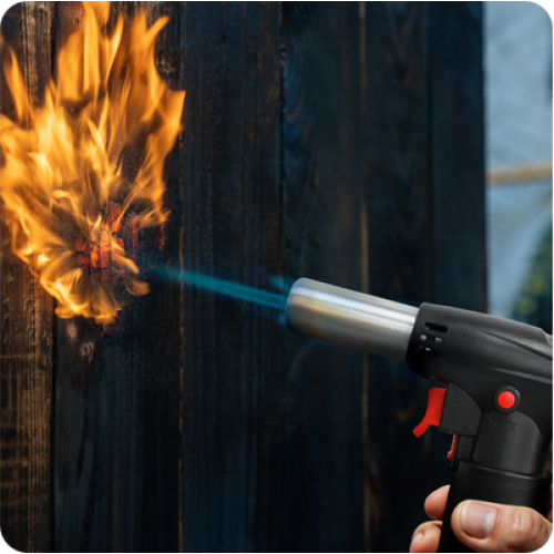 Горелка газовая заправочная, пьезорозжиг, 1100 °C, STORM INTERTOOL GB-0008