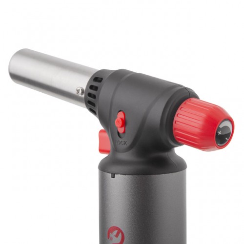 Горелка газовая заправочная, пьезорозжиг, 1100 °C, INTERTOOL GB-0009