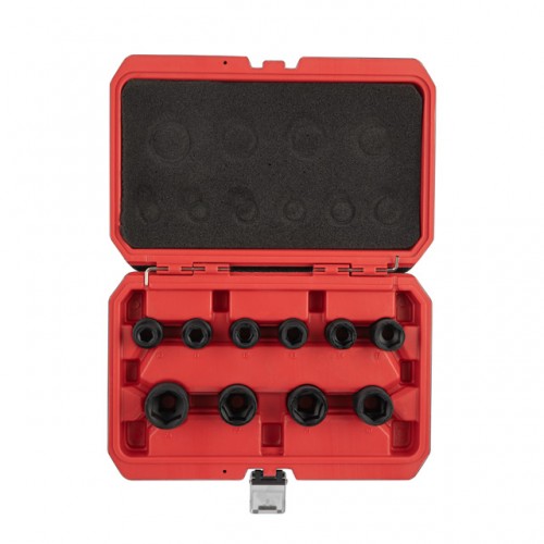 Набор ударных головок 1/2", 10 ед., 10-24 мм, Cr-Mo, STORM INTERTOOL ET-8503