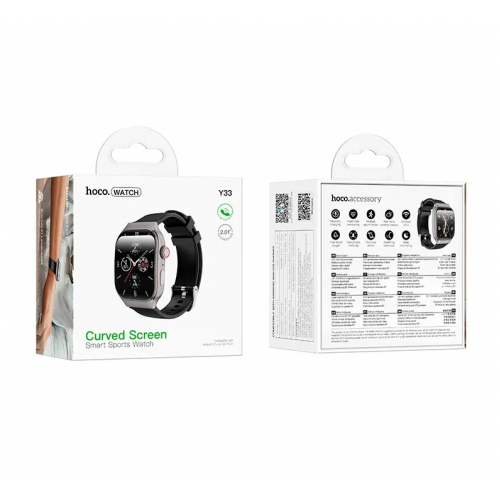 Смарт часы с поддержкой звонков HOCO Y33 2.01" Bluetooth 5.3 IP67