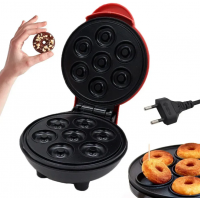 Апарат для приготування пончиків 7шт, 1000Вт / Машинка для випікання пончиків / Донат мейкер
