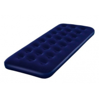 Велюровий односпальний матрац Inflatable bed 190x99x22 см Синій