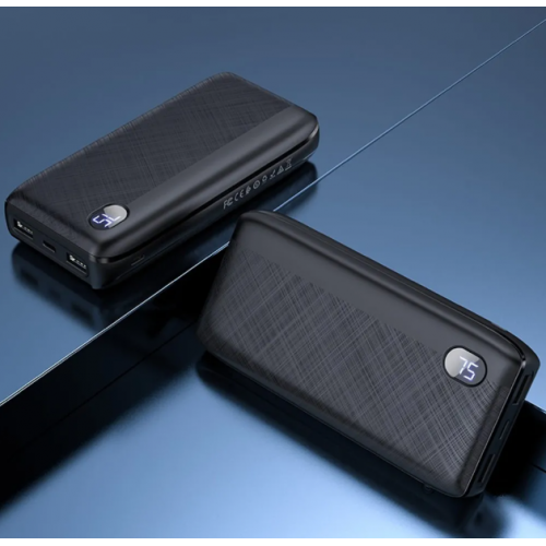Внешний аккумулятор Power bank BIX BXPB23 20000mAh PD22,2W+QC3.0 батарея быстрая зарядка Черный