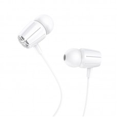 Наушники проводные вакуумные HOCO M88 с микрофоном Белые