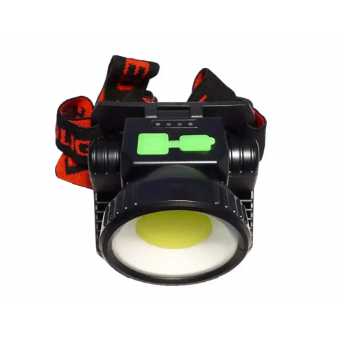 Налобный аккумуляторный фонарь с солнечной панелью WH 9958B есть красный свет