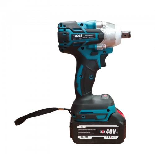 Гайковерт аккумуляторный безщеточный 2 АКБ (48V, 4AH) + набор инструментов в кейсе