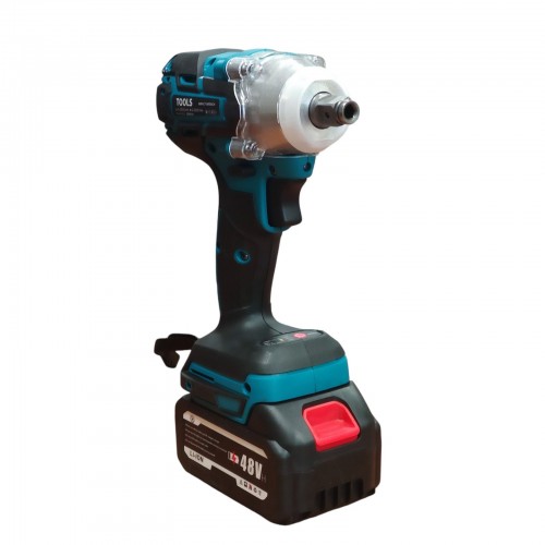 Гайковерт акумуляторний безщітковий 2 АКБ (48V, 4AH) + набір інструментів у кейсі