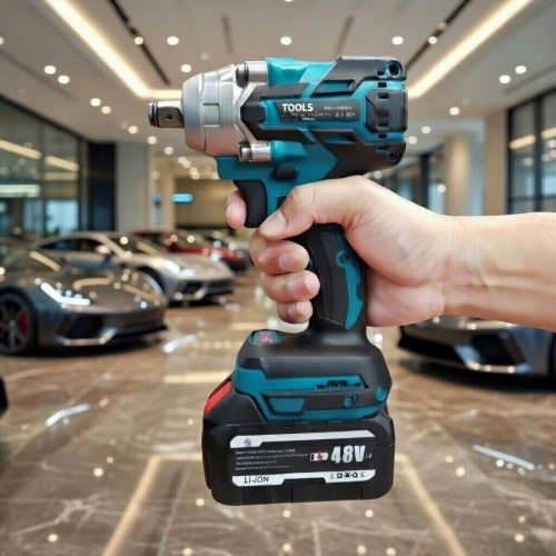 Гайковерт акумуляторний безщітковий 2 АКБ (48V, 4AH) + набір інструментів у кейсі