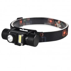 Фонарь налобный аккумуляторный XQ-210-2, ЗУ micro USB фонарик