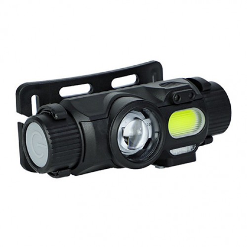 Фонарь налобный YY-16-XPE+COB, датчик движения, ЗУ Type-C фонарик