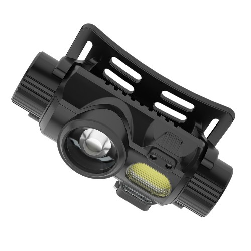 Фонарь налобный YY-16-XPE+COB, датчик движения, ЗУ Type-C фонарик