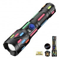 Аккумуляторный фонарь с боковым светом и с флуоресцентной окраской СОВА CB-G706-TG АКБ 26650