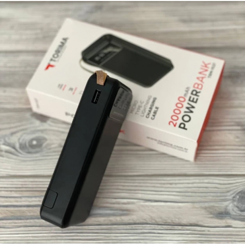 Внешний аккумулятор Power bank TORIMA TRM-1021 20000 Mah батарея зарядка Черный
