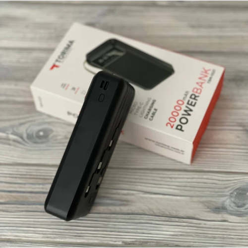 Внешний аккумулятор Power bank TORIMA TRM-1021 20000 Mah батарея зарядка Черный