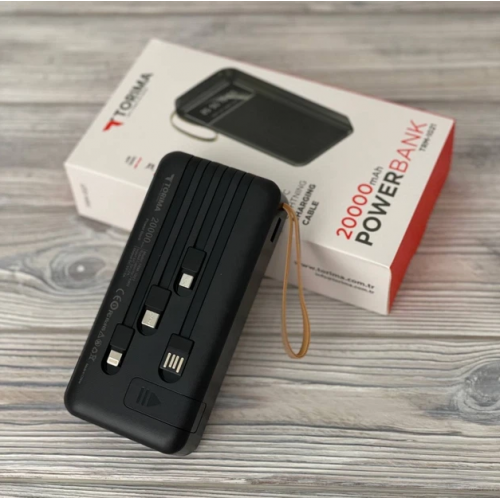 Внешний аккумулятор Power bank TORIMA TRM-1021 20000 Mah батарея зарядка Черный