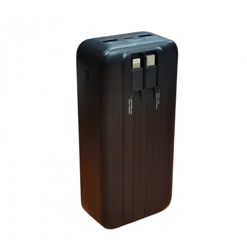 Внешний аккумулятор Power bank LENYES PX342D 30000 mAh, PD22,5W + быстрая зарядка батарея зарядка Черный