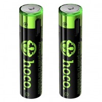 Аккумуляторы мини пальчик AAA 320mAh 2шт с разъемом Type-C HOCO JA4