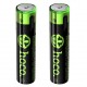 Аккумуляторы мини пальчик AAA 1200mAh 2шт с разъемом Type-C HOCO JA4