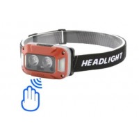 Аккумуляторный налобный фонарь с датчиком движения WH-0218 (есть красный свет)