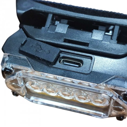 Аккумуляторный налобный фонарь с датчиком движения YY-19C (есть красный свет)