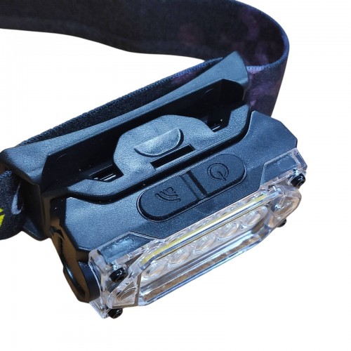 Аккумуляторный налобный фонарь с датчиком движения YY-19C (есть красный свет)