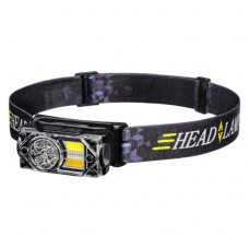 Аккумуляторный налобный фонарь с датчиком движения YY-19B (есть красный свет)