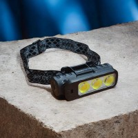 Акумуляторний складаний ліхтар налобний AR-704 (є червоне світло) ліхтарик