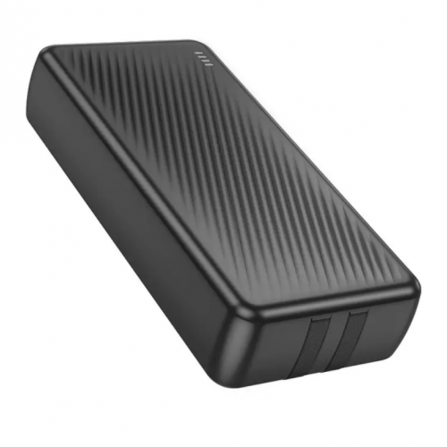 Powerbank BOROFONE BJ57A с быстрой зарядкой 22.5W 20000 mAh + кабели Type-C/Lightning Черный