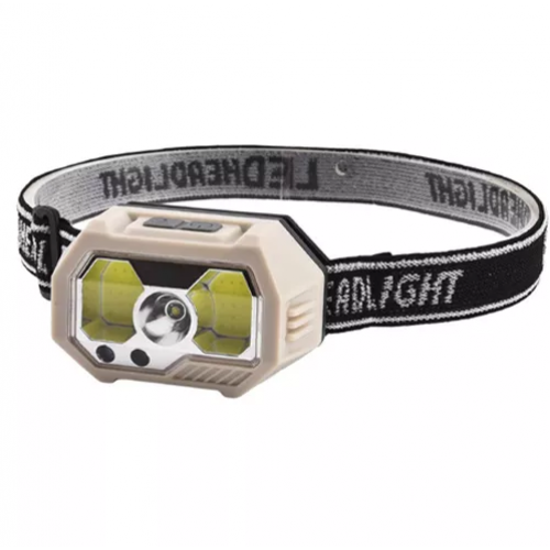 Аккумуляторный налобный фонарь с датчиком движения SH-S31 (есть красный свет)