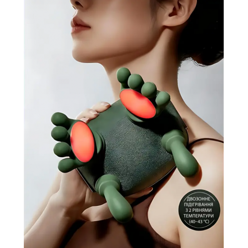 Электрический аккумуляторный массажер для шеи и плеч Shoulders Neck с подогревом 