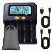 Универсальное зарядное устройство PowerKan PD4 4 канала с экраном под 18650