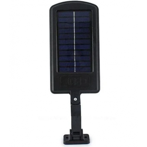 Фонарь уличный с датчиком движения и пультом BK-818-6 COB на солнечной батарее Черный