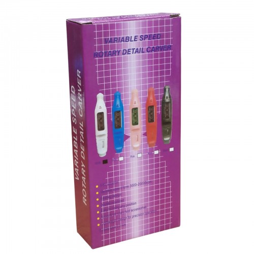 Машинка для маникюра и педикюра фрезер ручка 5 насадок 220V Белый