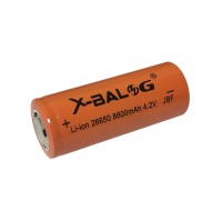Батарея акумуляторная для фонарей X-Balog 26650 Li-Ion 4,2V
