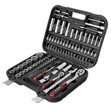 Набор инструментов, 1/2" + 1/4", Cr-V, 94 ед., головки: 4-32 мм, кейс STORM INTERTOOL ET-8094
