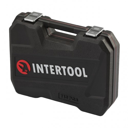 Набор инструментов 1/2" & 1/4" 110 ед. INTERTOOL ET-9108