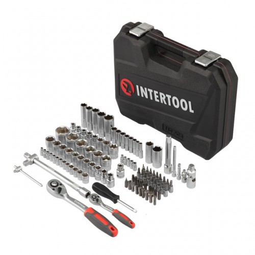 Набор инструментов 1/2" & 1/4" 110 ед. INTERTOOL ET-9108