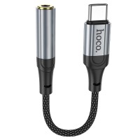 Адаптер HOCO LS36 перехідник Type C to 3.5mm, довжина кабелю 12 см