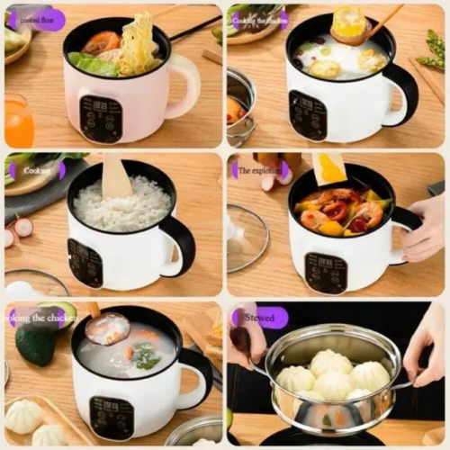 Электрическая кастрюля-пароварка 1,8л 2000 Вт / Электрокастрюля DOMOTEC MS-7729 Белый