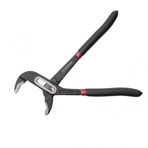 Клещи сантехнические 180 мм, кованое железо 40CrV, поливные двухслойные рукоятки, STORM INTERTOOL NT-0160