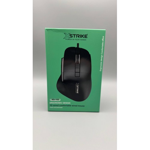 Мышь компьютерная проводная XSTRIKE XS-102 USB 7D 3600DPI мышка