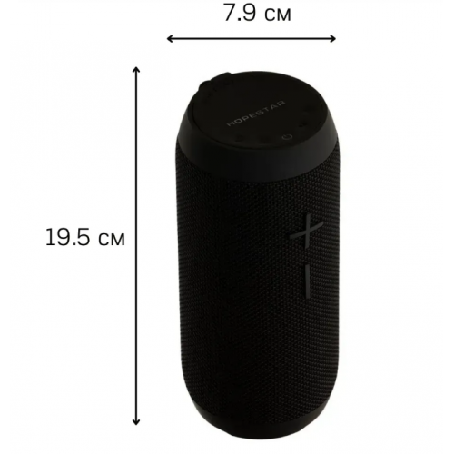 Портативная беспроводная Bluetooth колонка Hopestar P7 / 10W, Bluetooth, TWS, FM, MP3, AUX, Mic Черная