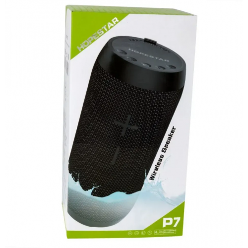 Портативная беспроводная Bluetooth колонка Hopestar P7 / 10W, Bluetooth, TWS, FM, MP3, AUX, Mic Черная
