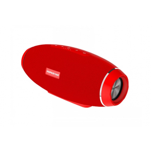 Портативная беспроводная Bluetooth колонка Hopestar H27 / 10W, Bluetooth, TWS, FM, MP3, AUX, Mic Красная