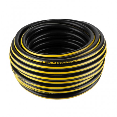 Шланг для воды 4-х слойный 1/2", 20м, армированный, PVC INTERTOOL GE-4103