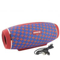 Портативная беспроводная Bluetooth колонка Hopestar H27 / 10W, Bluetooth, Красная с синим