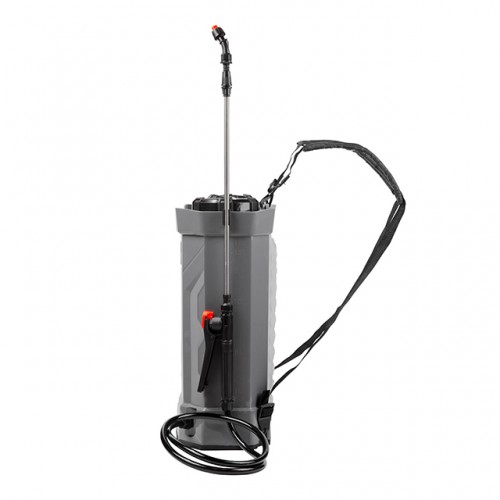Опрыскиватель аккумуляторный ранцевой 16 л, 3.1 л/мин, батарея 12 В/8 Аг INTERTOOL DT-9016