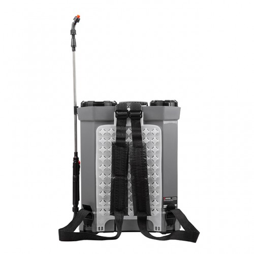 Опрыскиватель аккумуляторный ранцевой 16 л, 3.1 л/мин, батарея 12 В/8 Аг INTERTOOL DT-9016